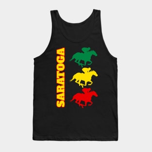 Saratoga Springs Horse Racing Tank Top